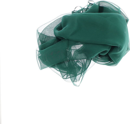 Fular Dama Uni ButicCochet 80% Poliester 20% Viscoză Verde Închis Es3363