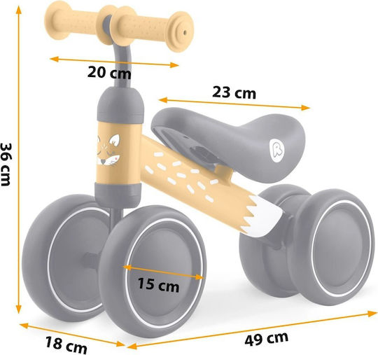 Ricokids Bicicletă de Echilibru pentru Copii Gri