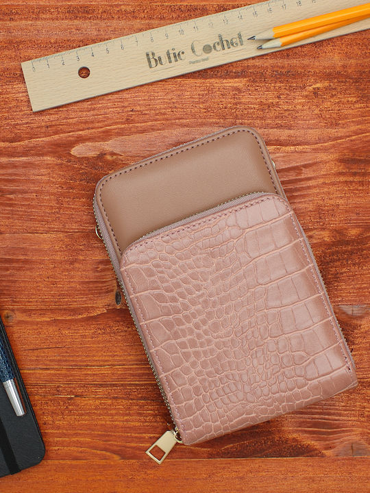 Große Damenbrieftasche Rosa