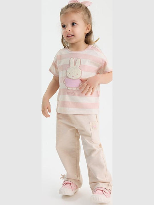 Kids Tracksuit Beige Pants