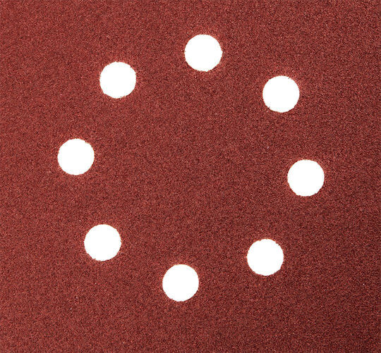Graphite Orbital Sander Sheet K100 with Holes Set 5 Pieces
