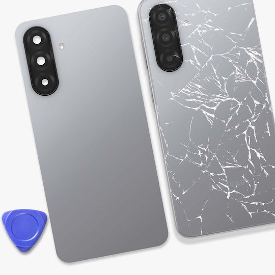 Clappio Compatible Battery Cover Galaxy A17 4g Integrated Camera Lens Grey