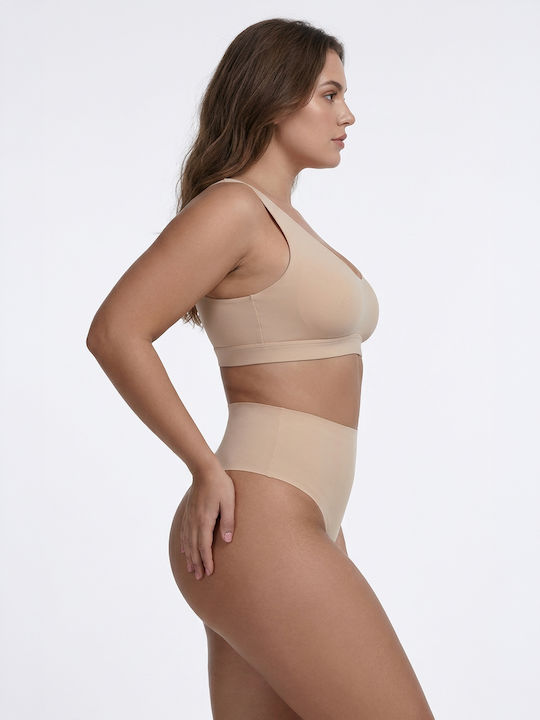 The Lady Slip Σύσφιξης Χωρίς Ραφές Μπεζ