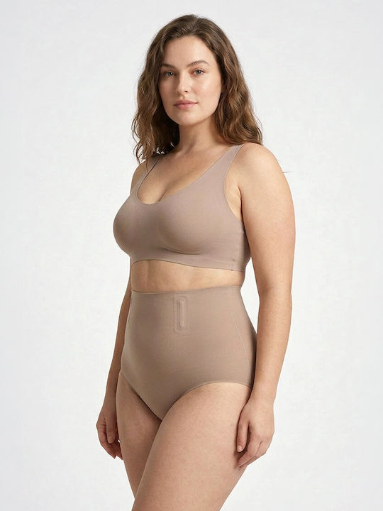 The Lady Slip Σύσφιξης Χωρίς Ραφές Καφέ