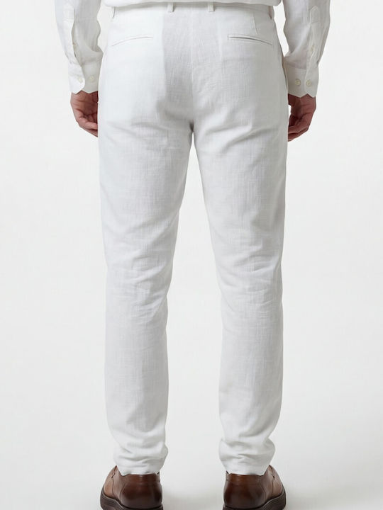 Summer Men's Groom's Suit with Slim Fit White