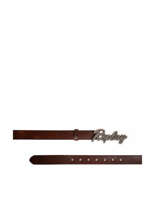 Replay Women's Belt Brown
