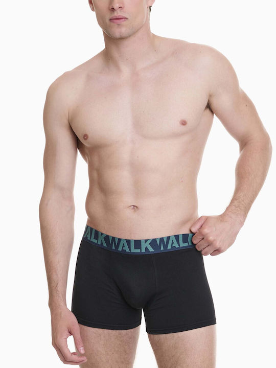 Herren Boxershorts Blau/Grau 2Pack