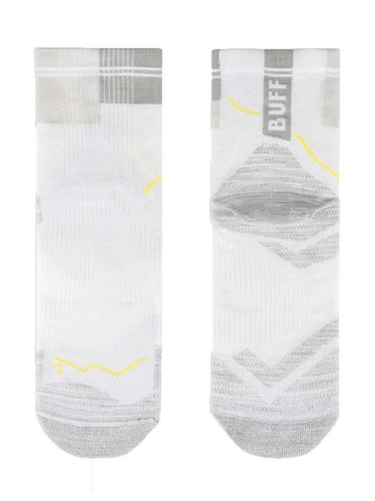 Buff Running Sports Socks White