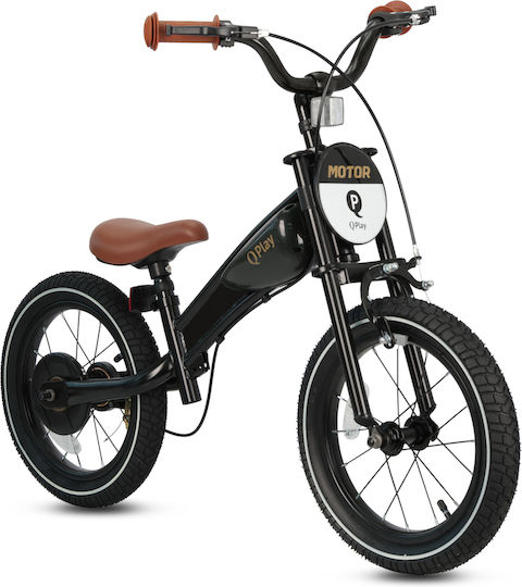 Q Play Kinder Balancefahrrad Schwarz