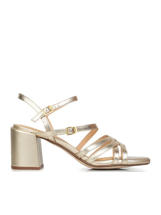 Ezoria Strap Sandals Gold