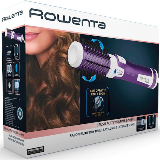 Rowenta Brush Active Volume & Shine Електрическа Четка с Въздух & Въртяща се Глава за Къдрици 1000W