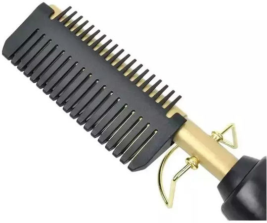 Andowl Ceramic Electric Brush for Straightening Hair and Beard