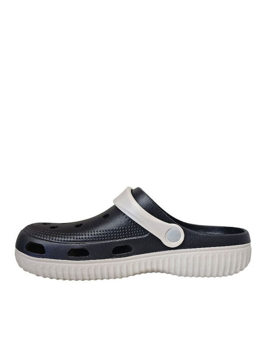 Jomix Men's Black Clogs MEG250765-1-MAVRO