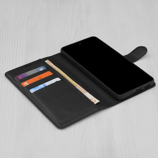 Wallet Piele Neagră Xiaomi 17 Ultra