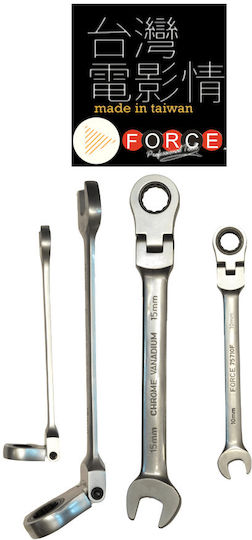 Force Flexible Head German Polygon Ratchet Ring 24mm 1pcs