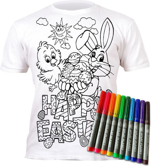 Splat Planet Malerei T-Shirt