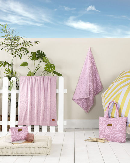 Nima Nima Lilac Beach Towel 160x80cm