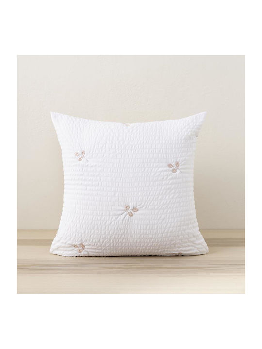 Nima Σετ Κουβερλί Υπέρδιπλο Microfiber White-pink 220x240cm
