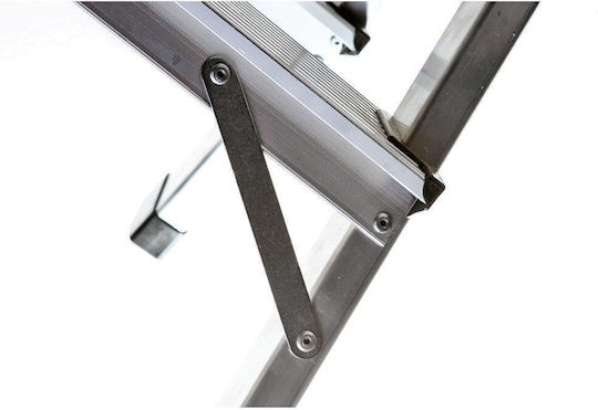 Aluminum Double-sided Ladder Drabest 2x2 0.4 M 125 Kg