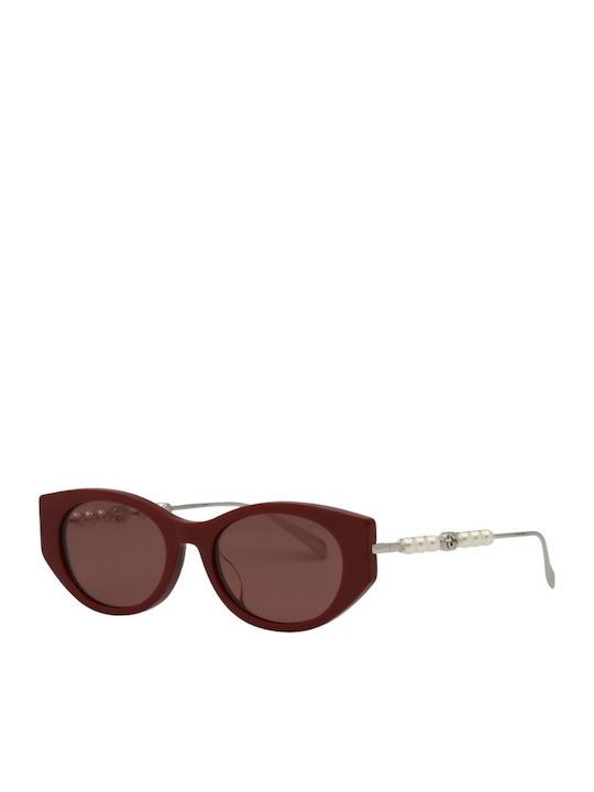 Gucci Feminini Ochelari de soare cu Burgundy Cadru și Burgundy Lentilă GG1970SA 004
