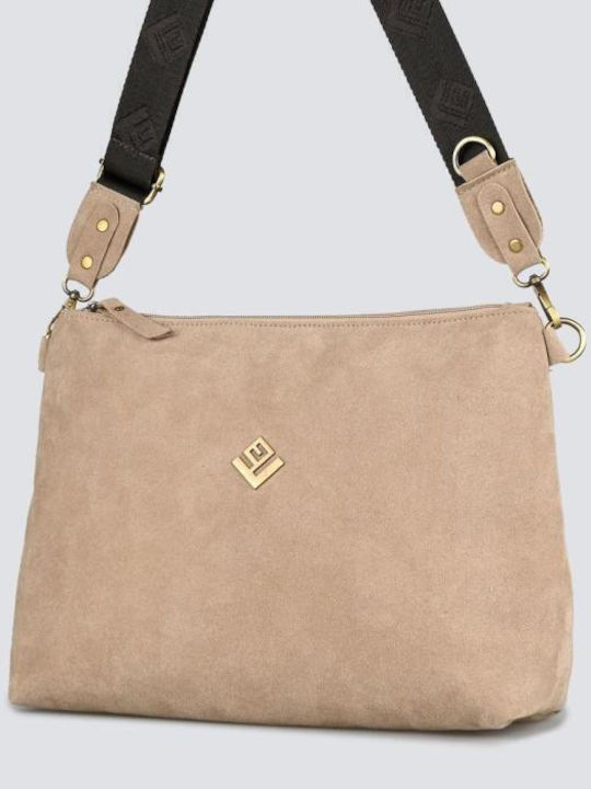 Olimpia Leather Women's Shoulder Bag Gray