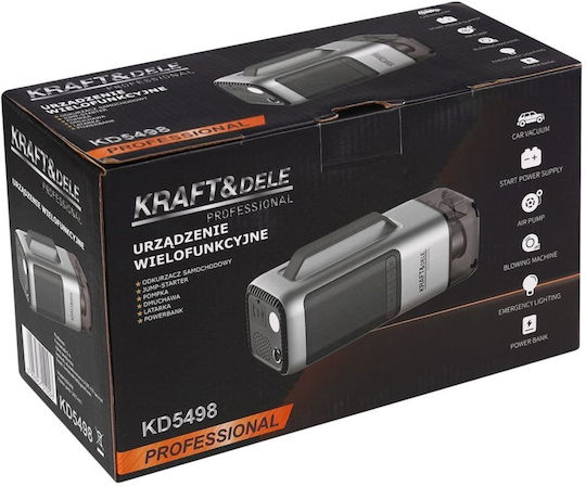 Kraft & Dele Starter Portabil Pentru Baterii Auto și Motocicletă 10000mAh Cu Banca De Alimentare USB Pompă Obiectiv