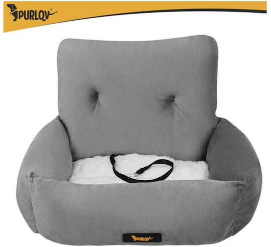 Purlov Waterproof Dog Car Seat Gray