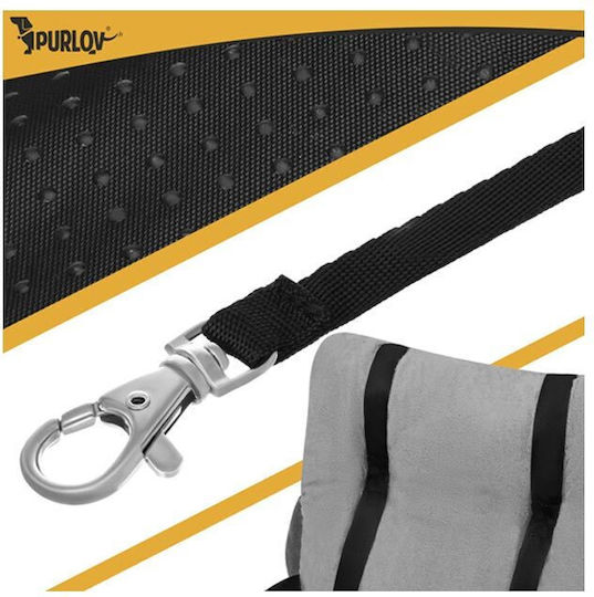 Purlov Waterproof Dog Car Seat Gray