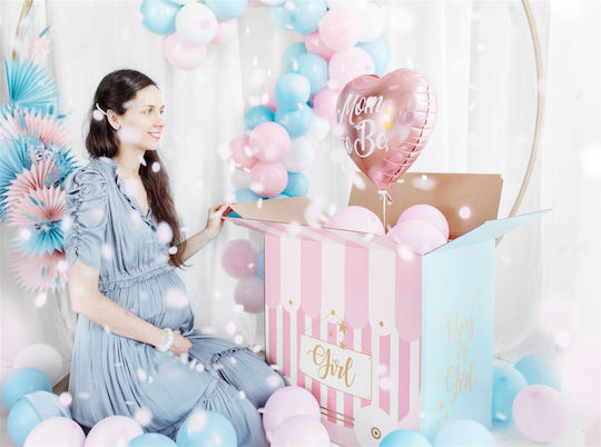 Μπαλόνι Καρδιά Foil Ροζ Mom to Be 35εκ.