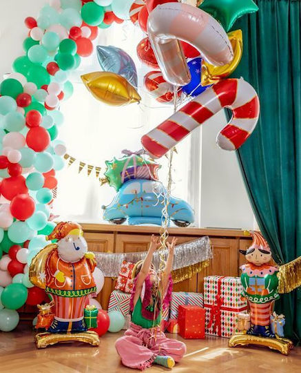 Luftballon Folie Jumbo Mehrfarbig 34" Standing Elf 88cm