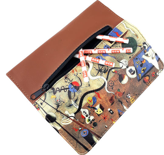 Pera Tobacco Pouch Made of Artificial Leather Handmade with Magnetic Closure POUCH Brown