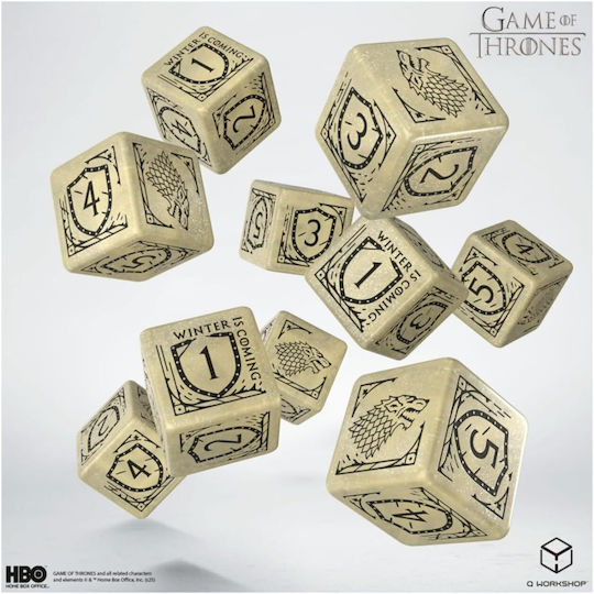 Game Thrones Stark 10xd6 Dice Set