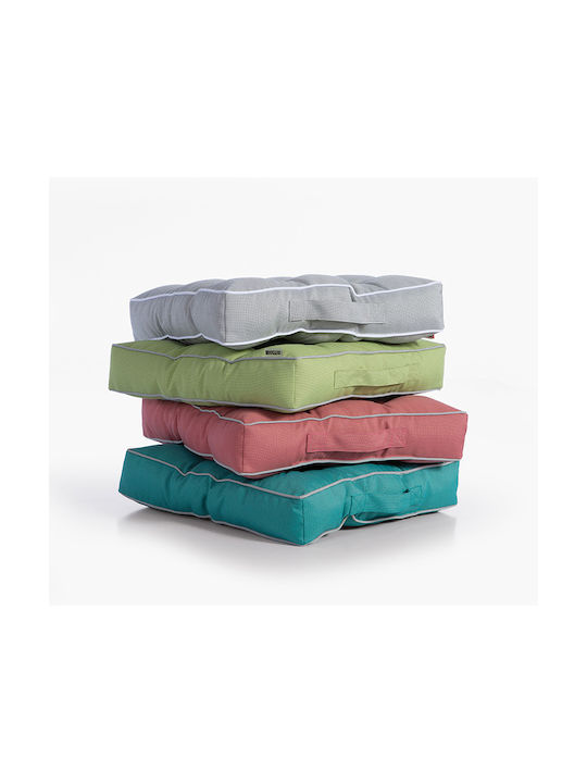 Nef-Nef Homeware Bodenkissen Samba Aqua 45x45cm