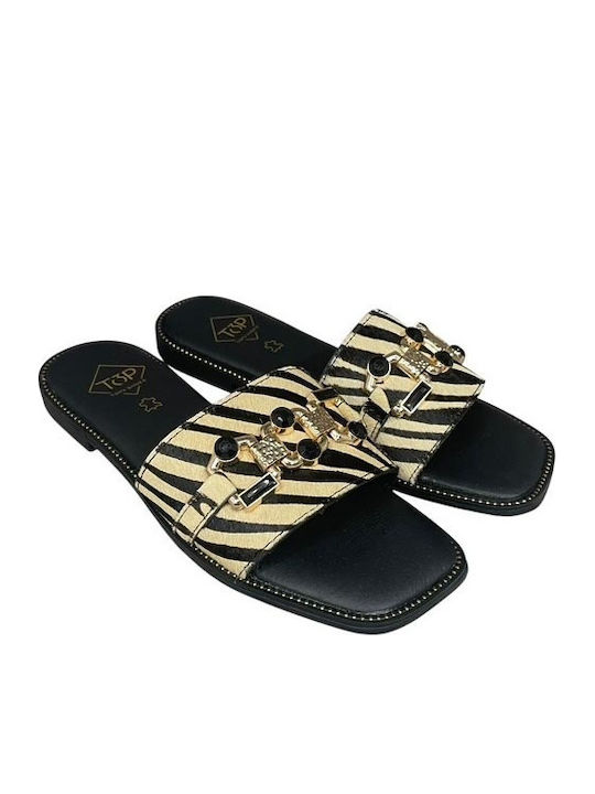 Women's Flat Sandals Beige