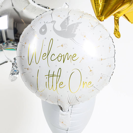 Балон Фолио Буква 18″ Welcome Little One Щъркел 45бр