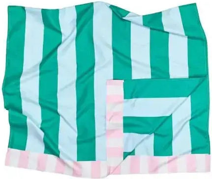 Dock & Bay Cabana Πετσέτα Microfiber Σώματος Πράσινη 160x90εκ.