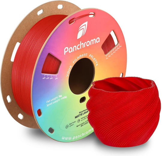 Polymaker PLA 3D Принтер Филамент 1.75мм Червен 1кг 1бр Макарa
