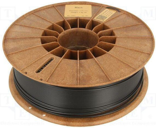 Rosa3D PLA 3D Drucker Filament 1,75mm Schwarzes 1kg 1 Stück (Spule)