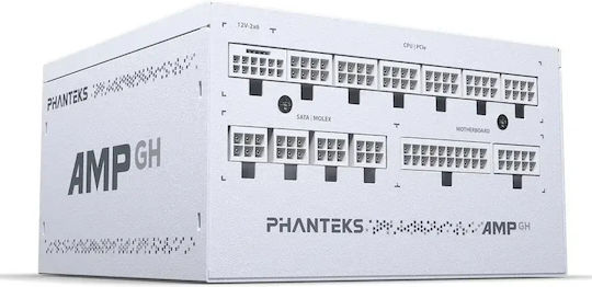 Phanteks AMP GH WH ATX3.1 1200W Μαύρο Τροφοδοτικό Υπολογιστή Full Modular 80 Plus Platinum