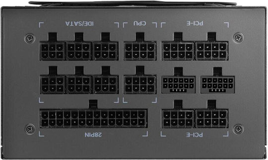 Segotep GM1000W Schwarz 1000W Vollständig modulares Netzteil 80 Plus Gold