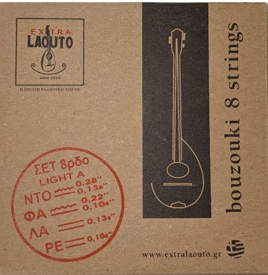 Extra Laouto Classic Strings 8-String Bouzouki 0 10.5