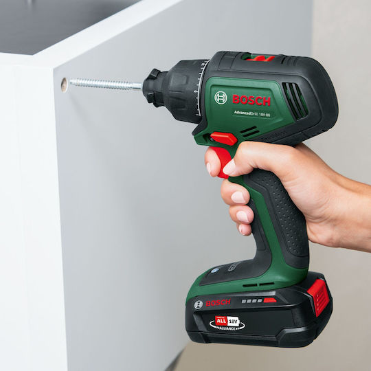 Bosch AdvancedDrill Δραπανοκατσάβιδο Μπαταρίας Brushless 18V
