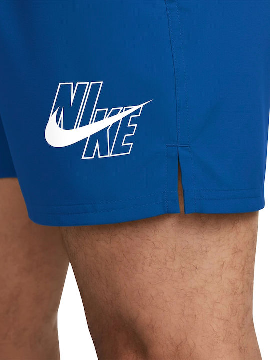 Volley Herren-Bademode Kurze Hosen Blau mit Mustern