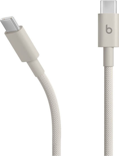 Apple Braided USB 2.0 Cable USB-C male - USB-C 60W Γκρι 1.5m MDGD4ZM/A