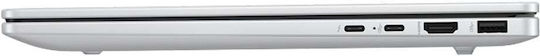 HP OmniBook 7 14-fr0001nn 14 Zoll OLED FHD+ Touchscreen (Ultra 7-255U/16GB/512GB SSD/W11 Startseite) (Internationales Englisch Tastatursprache)