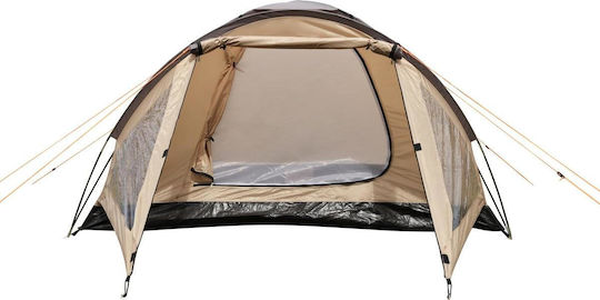 ECD Germany Camping Tent Igloo Beige 3 Seasons for 3 People 210x180x120cm