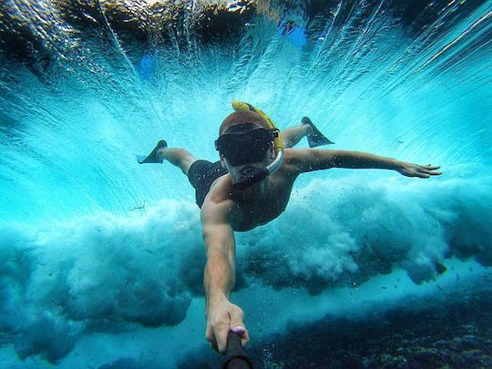 Wasserdichter Monopod 62cm Gopro Gelb