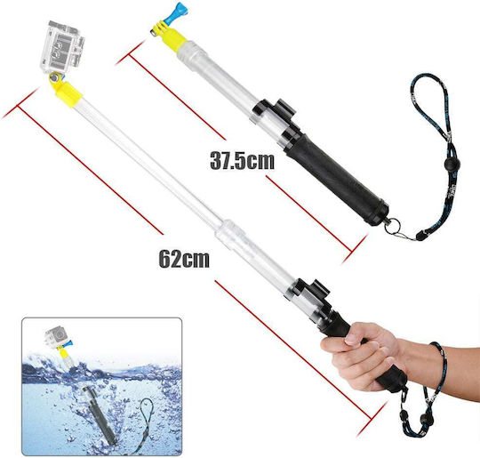 Wasserdichter Monopod 62cm Gopro Gelb