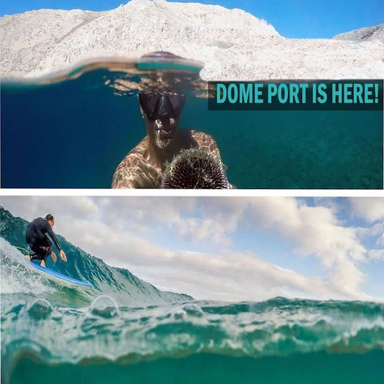Dome Port GoPro Hero 5 6 7 Hero 2018 Слънчев Сенник 6" Версия
