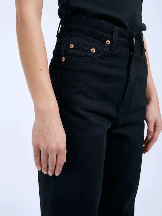 Echo High Rise Women's Jean Pants In Regular Fit Black